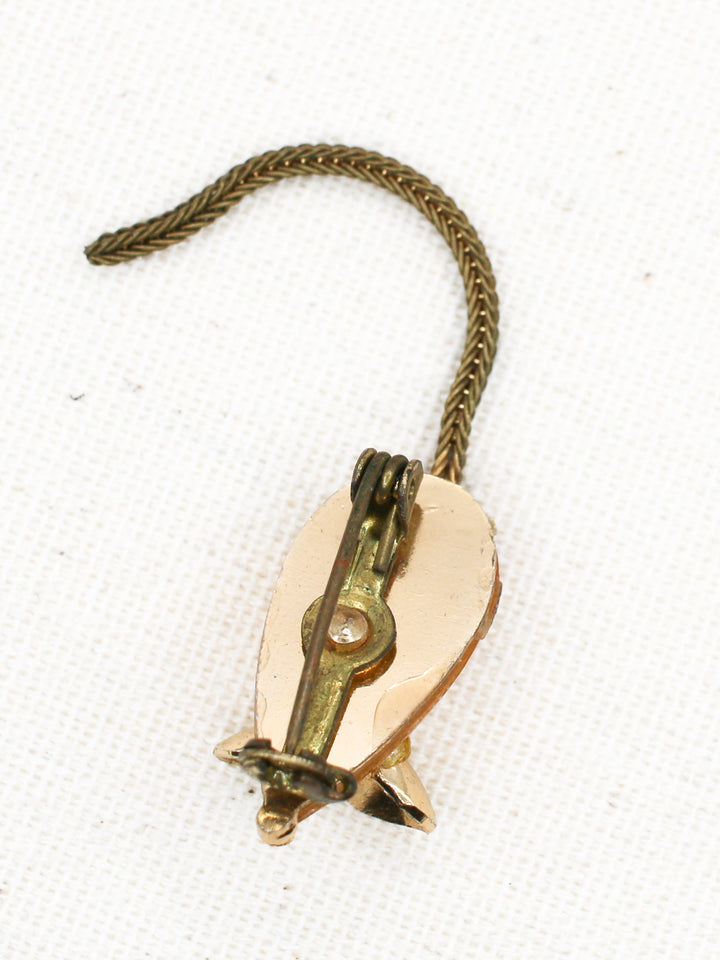 Vintage 60's Brooch in Gold