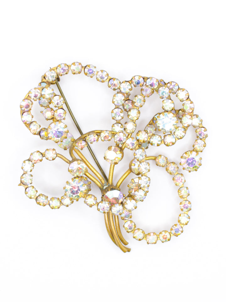 Vintage 50's Brooch in Gold