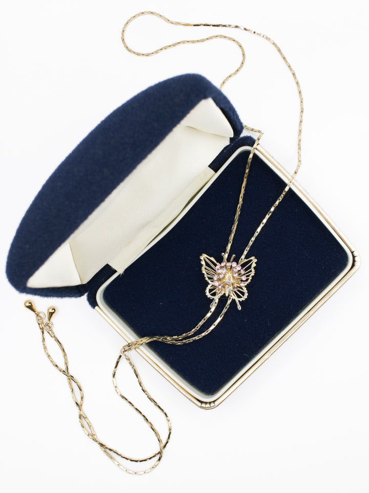 Vintage 80's Necklace in Gold