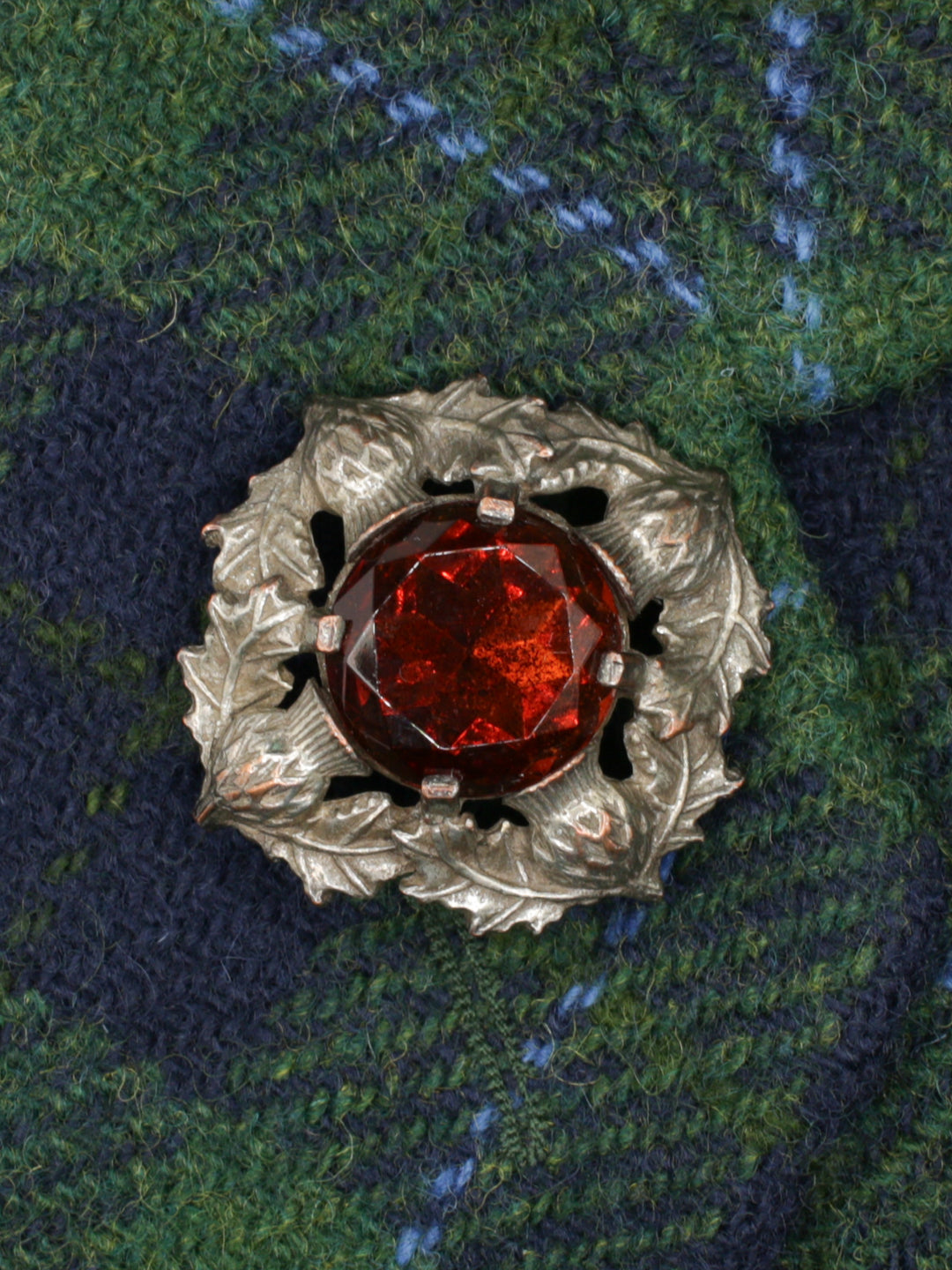 Vintage 60's Brooch in Orange