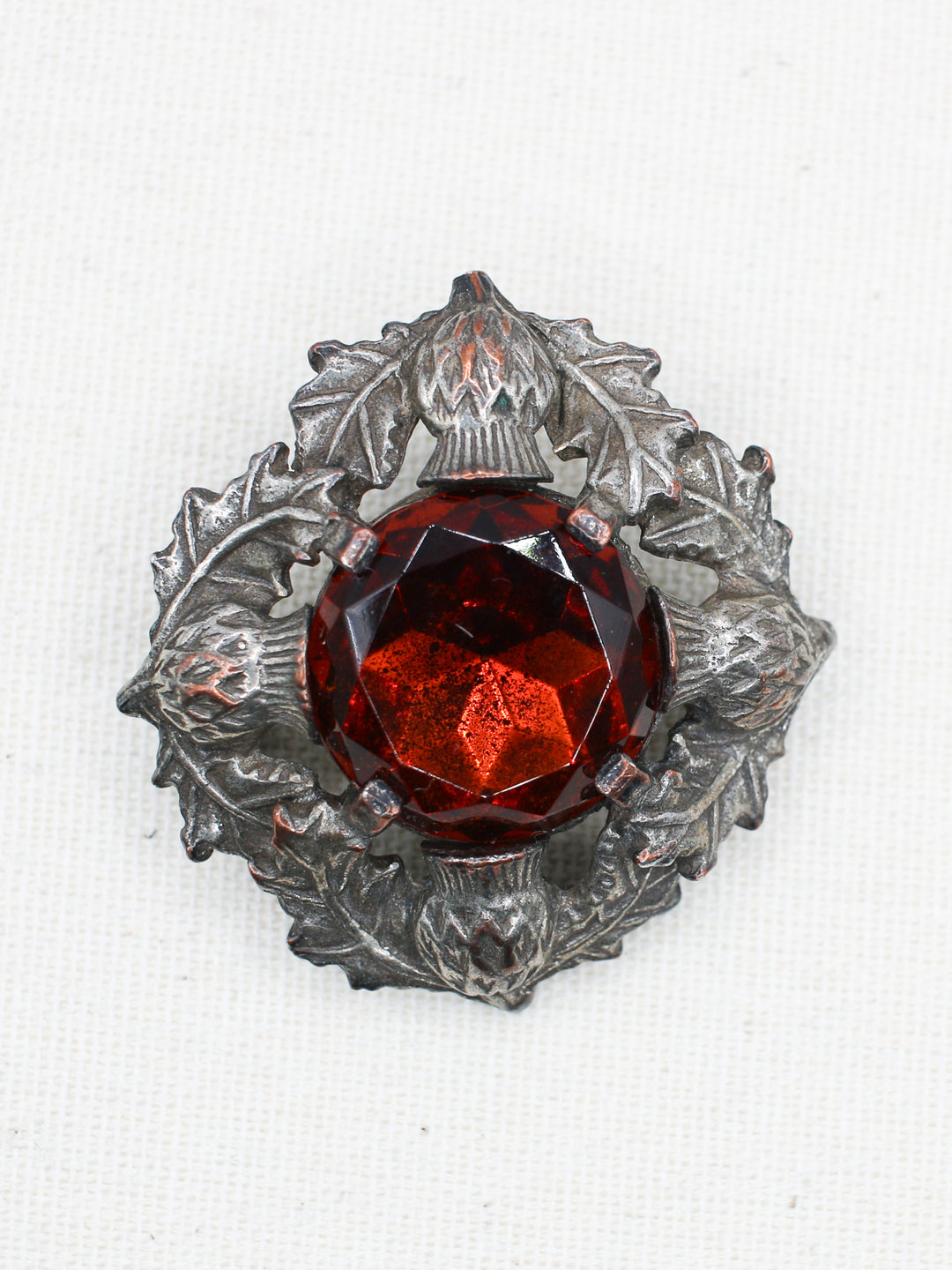 Vintage 60's Brooch in Orange