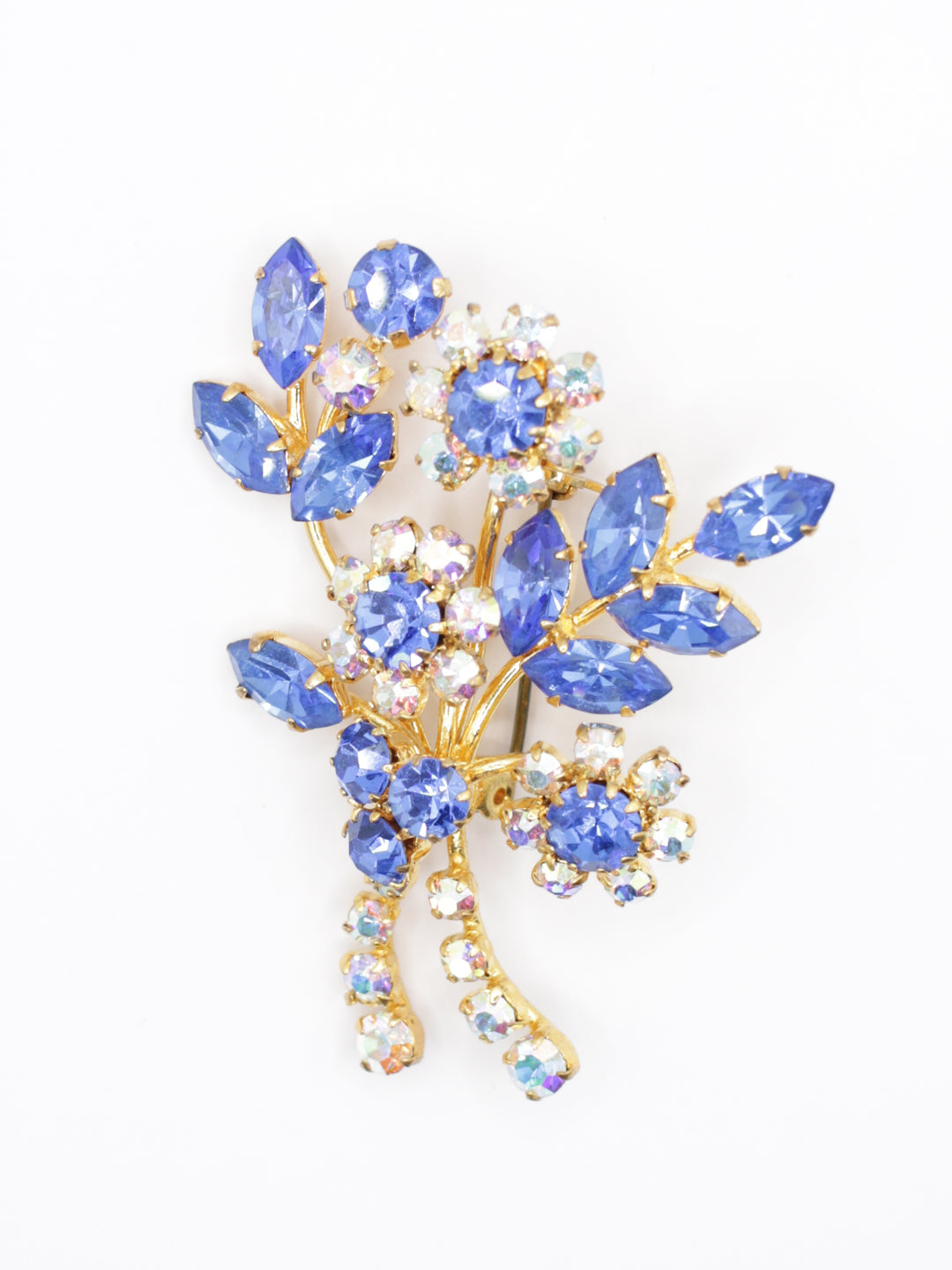 Vintage 50's Brooch in Blue