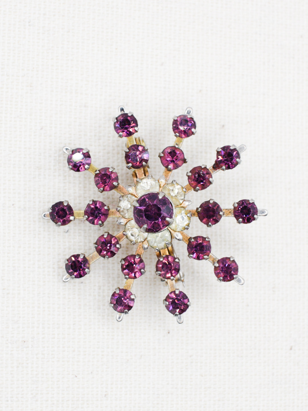 Vintage 50's Brooch in Purple