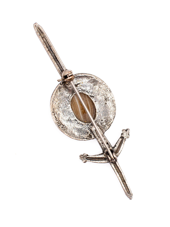 Vintage Brooch in Silver