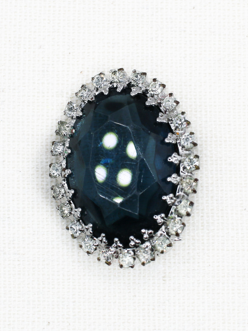 Vintage 80's Brooch in Blue