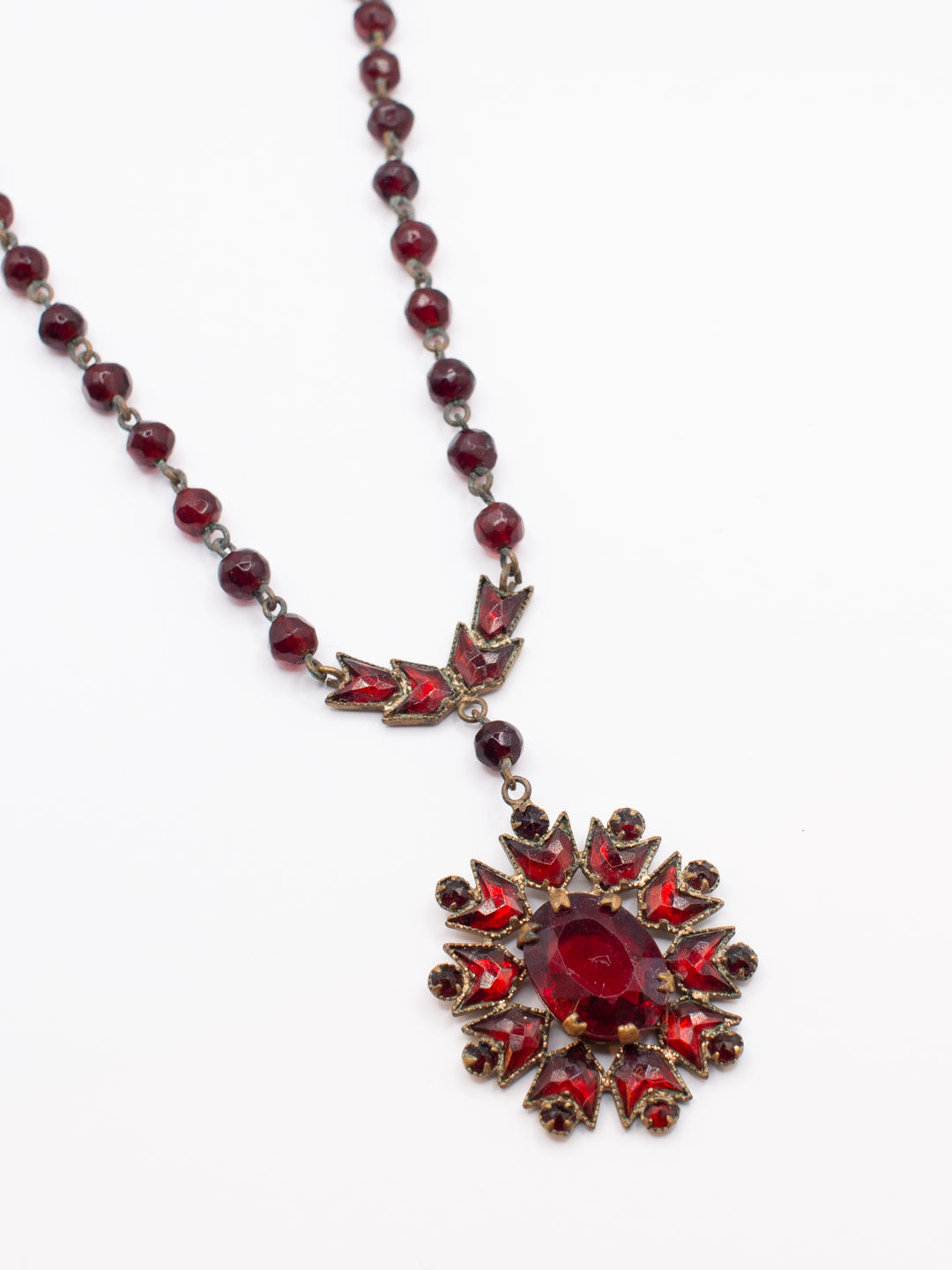 Vintage 90's Necklace in Red