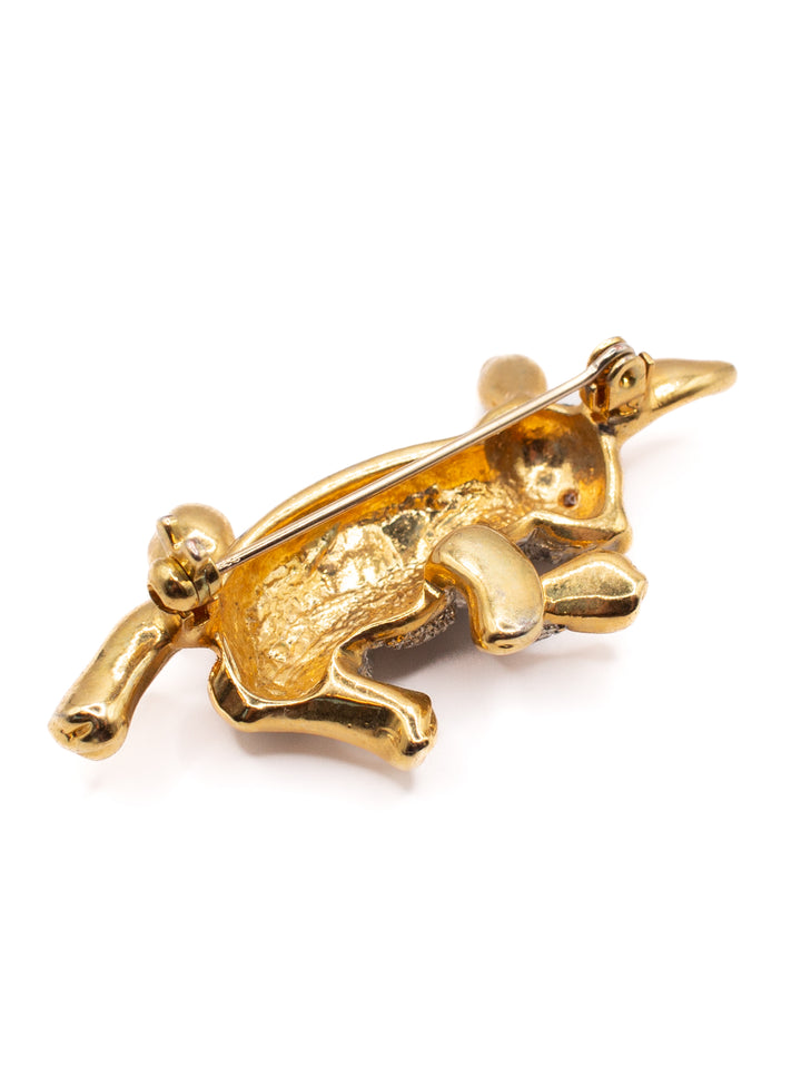 Vintage 80's Brooch in Silver