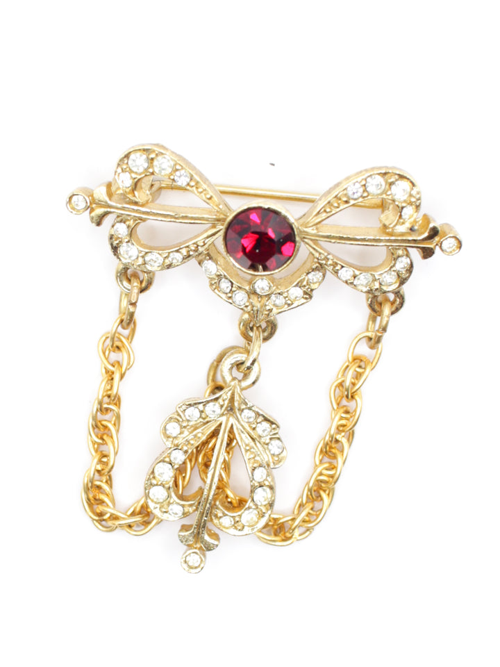 Vintage 50's Brooch in Gold