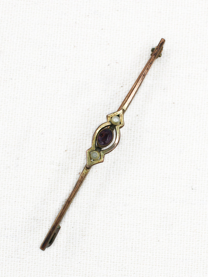 Vintage 70's Brooch in Gold
