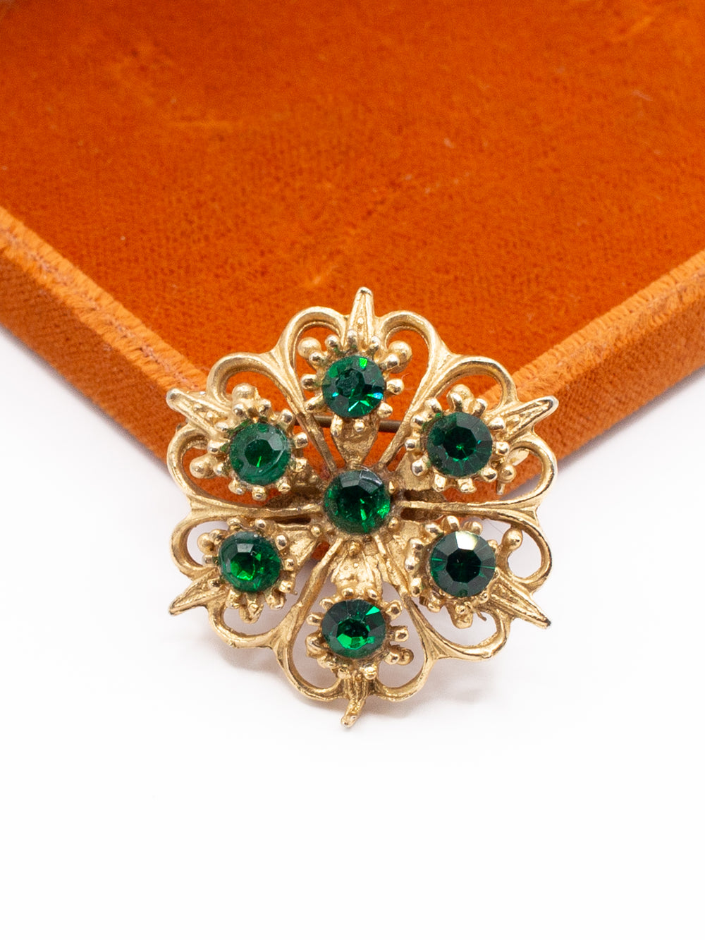 Vintage 50's Brooch in Green