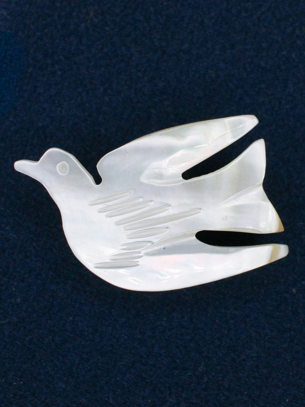 Vintage 60's Brooch in White