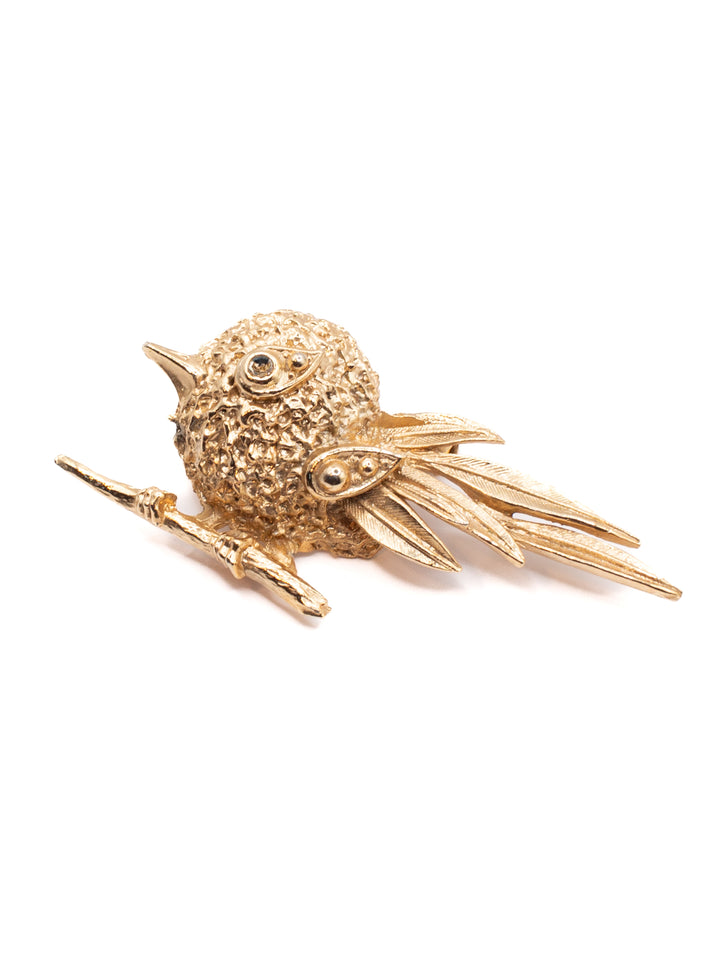 Vintage 70's Brooch in Gold