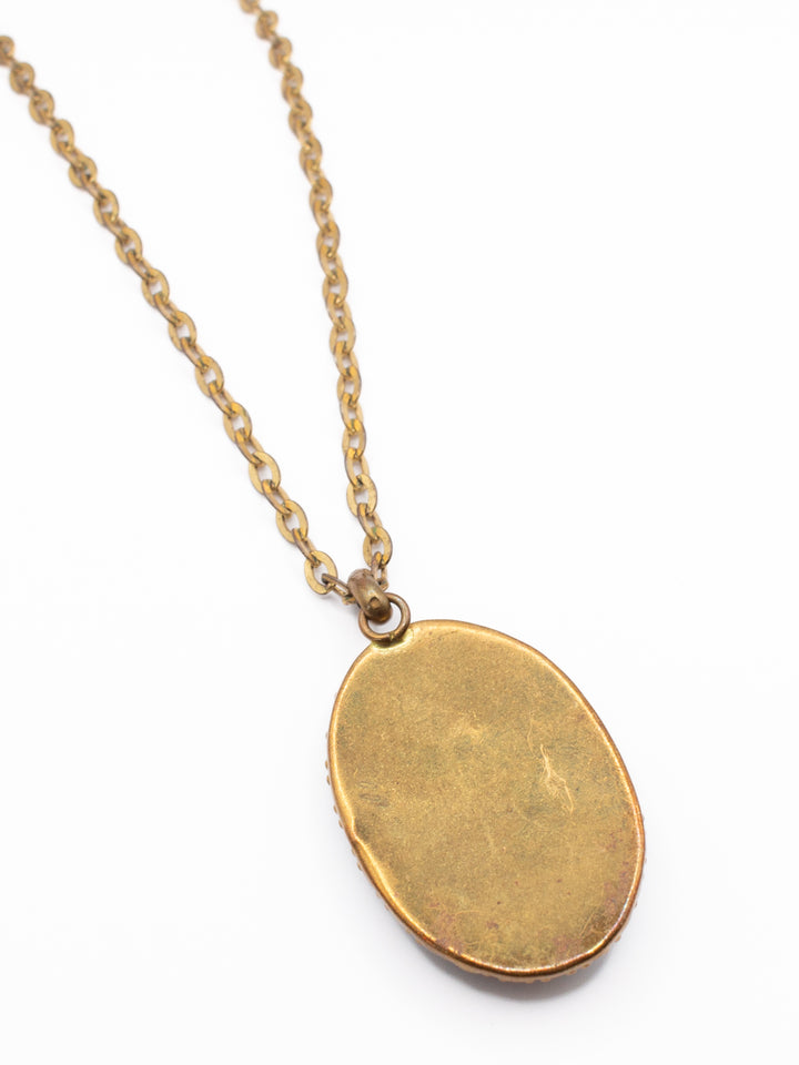 Vintage 30's Necklace in Black