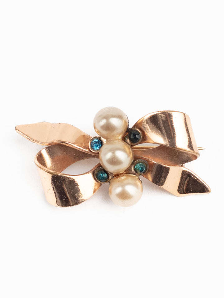 Vintage 50's Brooch in Gold