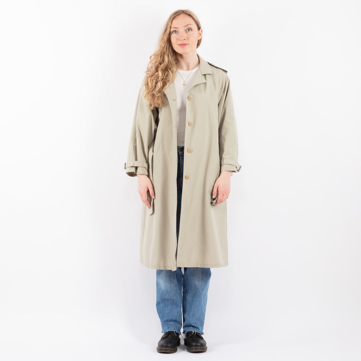 Vintage 70's Women Trench Coat in BeigeV9439