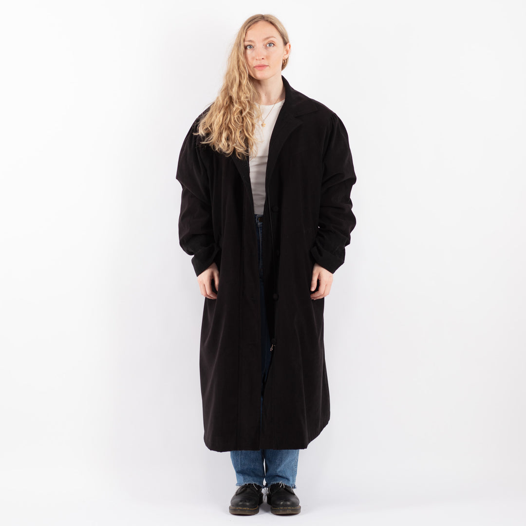 Vintage 90's Women Mac Coat in BlackV9453