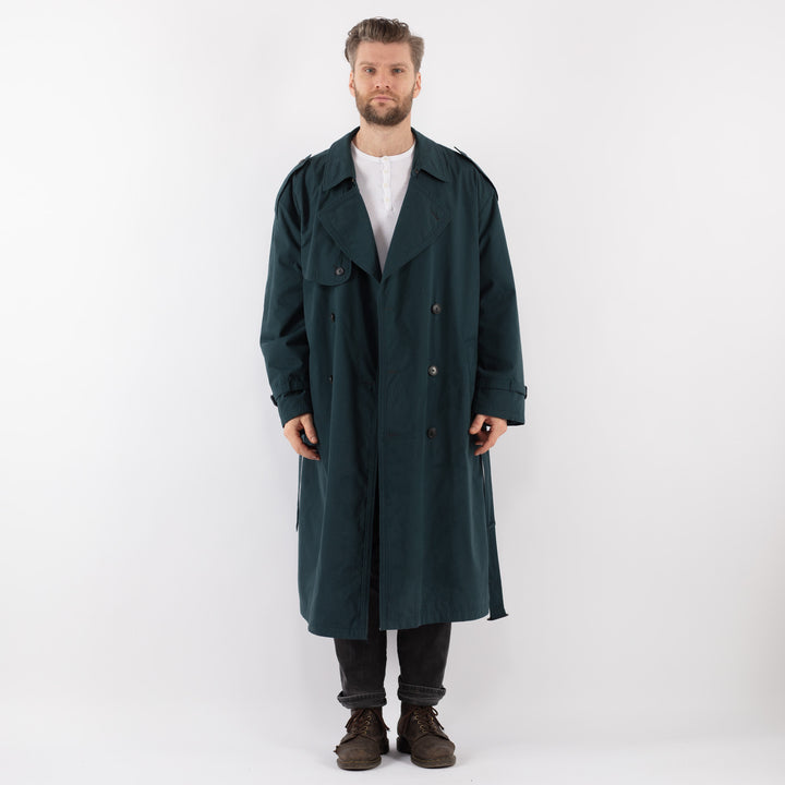 Vintage 70's Men Trench Coat in BlueZ937