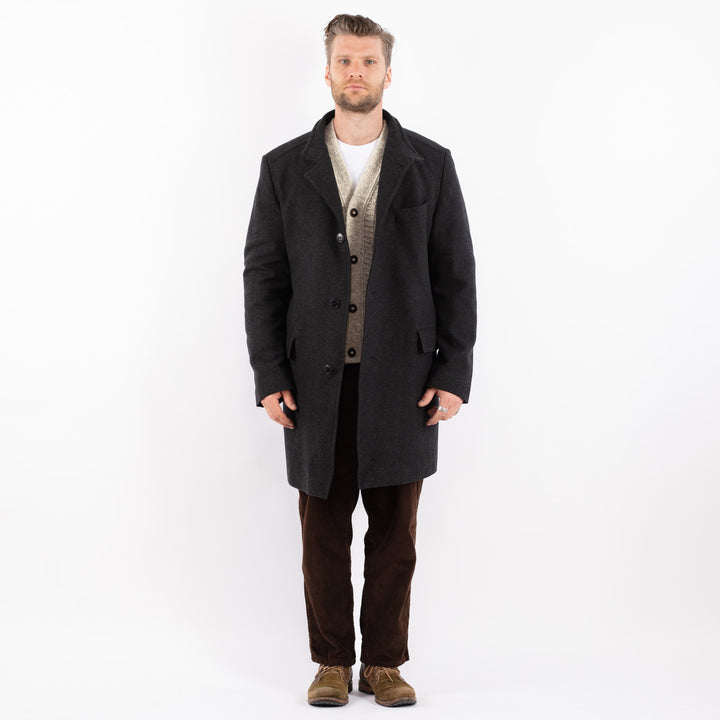 Vintage 00's Men Trench Coat in GrayZ1624