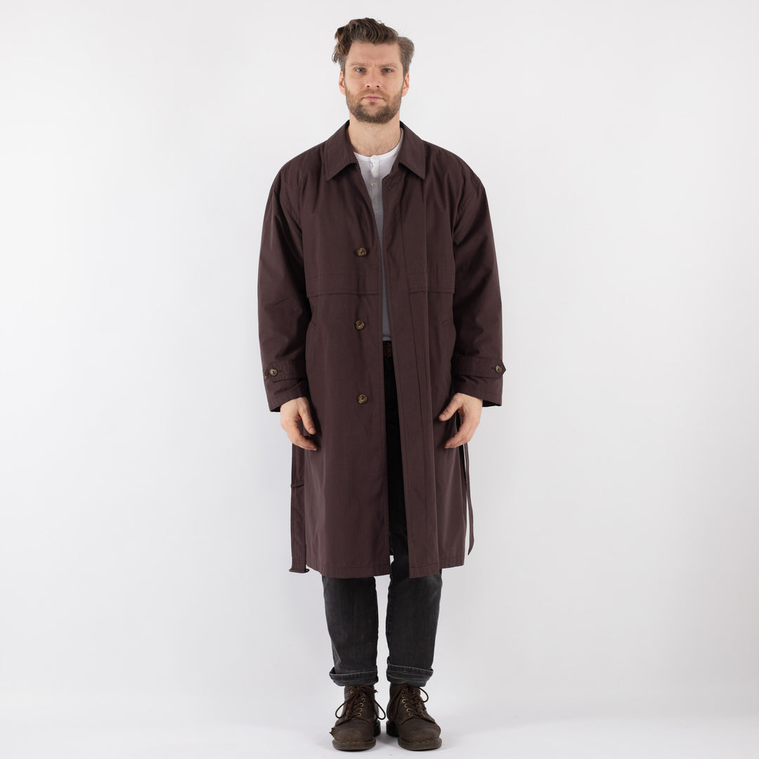 Vintage 70's Men Mac in BrownZ826