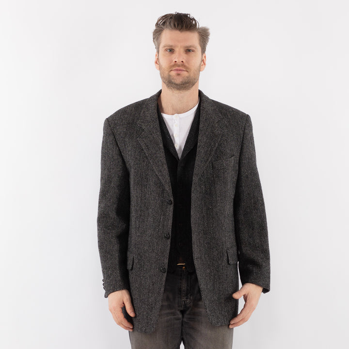 Vintage 90's Men Harris Tweed in GrayZ1080