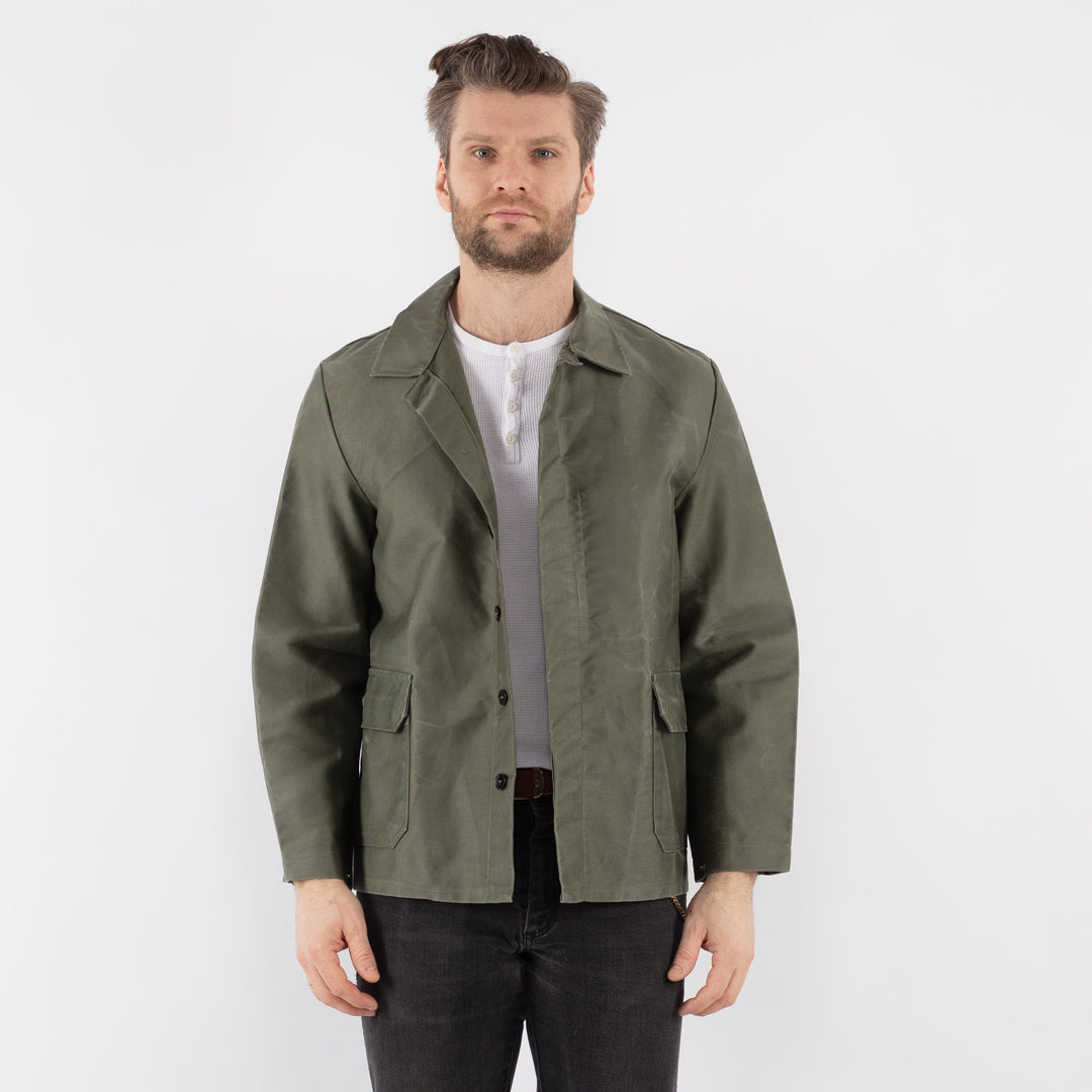 Vintage 70's Men Work Jacket in Khaki