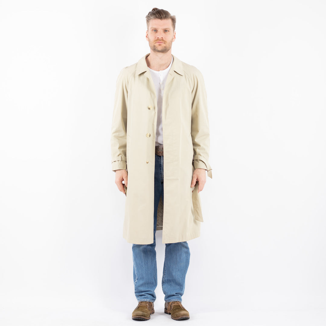 Vintage 90's Men Mac Coat in BeigeZ1462