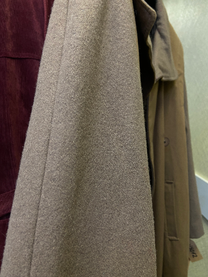 Vintage 00's Women Wool Blend Coat in Brown - NorthernGrip