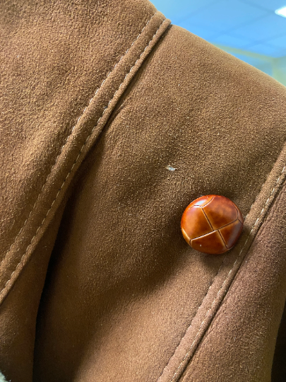 Vintage 80's Women Oversized Shearling Coat in Brown - NorthernGrip
