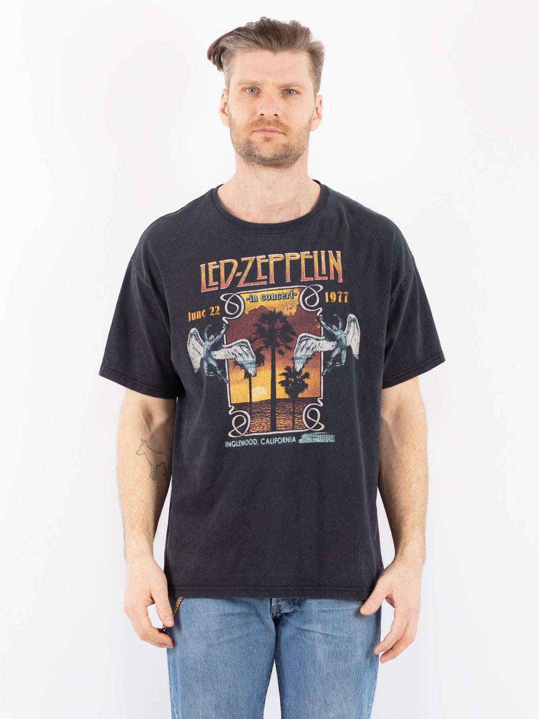 Vintage 00's Men T-Shirt in GrayZ1365