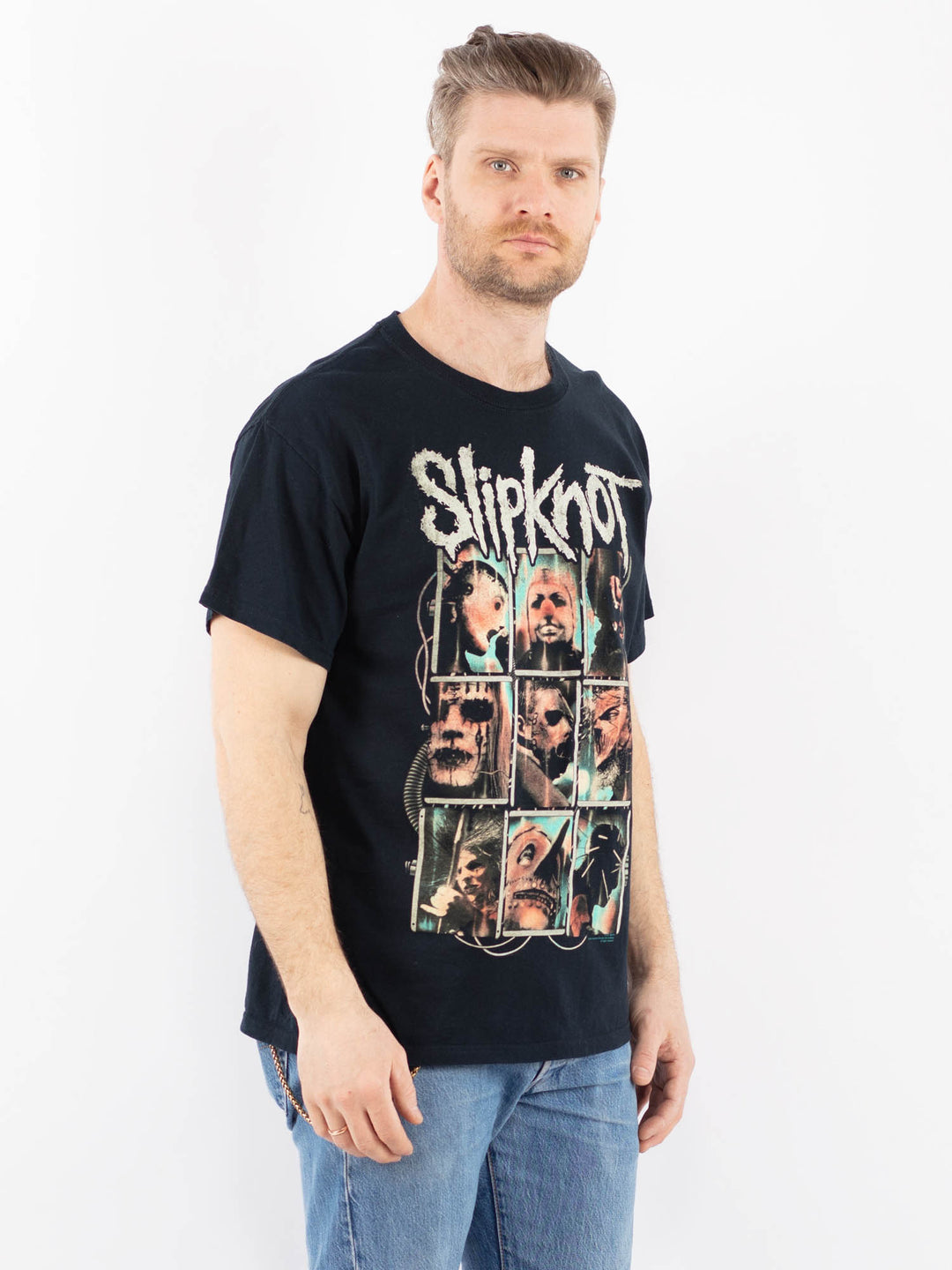 Vintage 00's Men T-Shirt in BlueZ1372