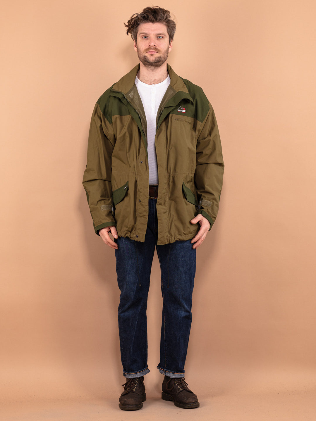 Vintage 00's Men Transitional Mesh Jacket in Green - NorthernGrip