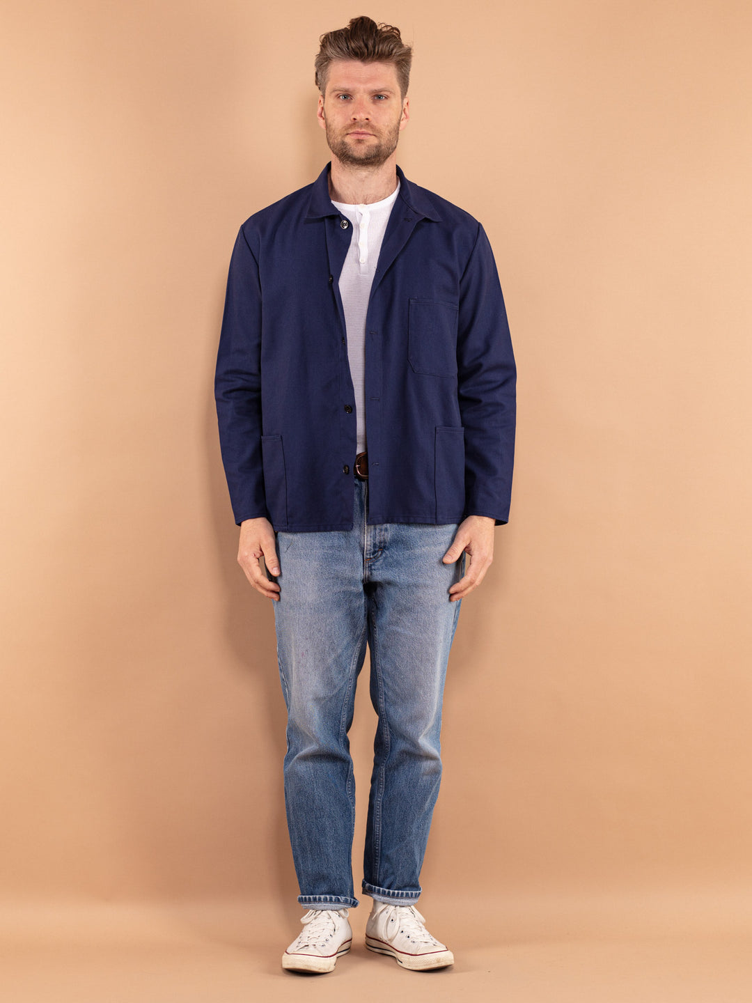 Vintage 60's Men Chore Jacket - NorthernGrip