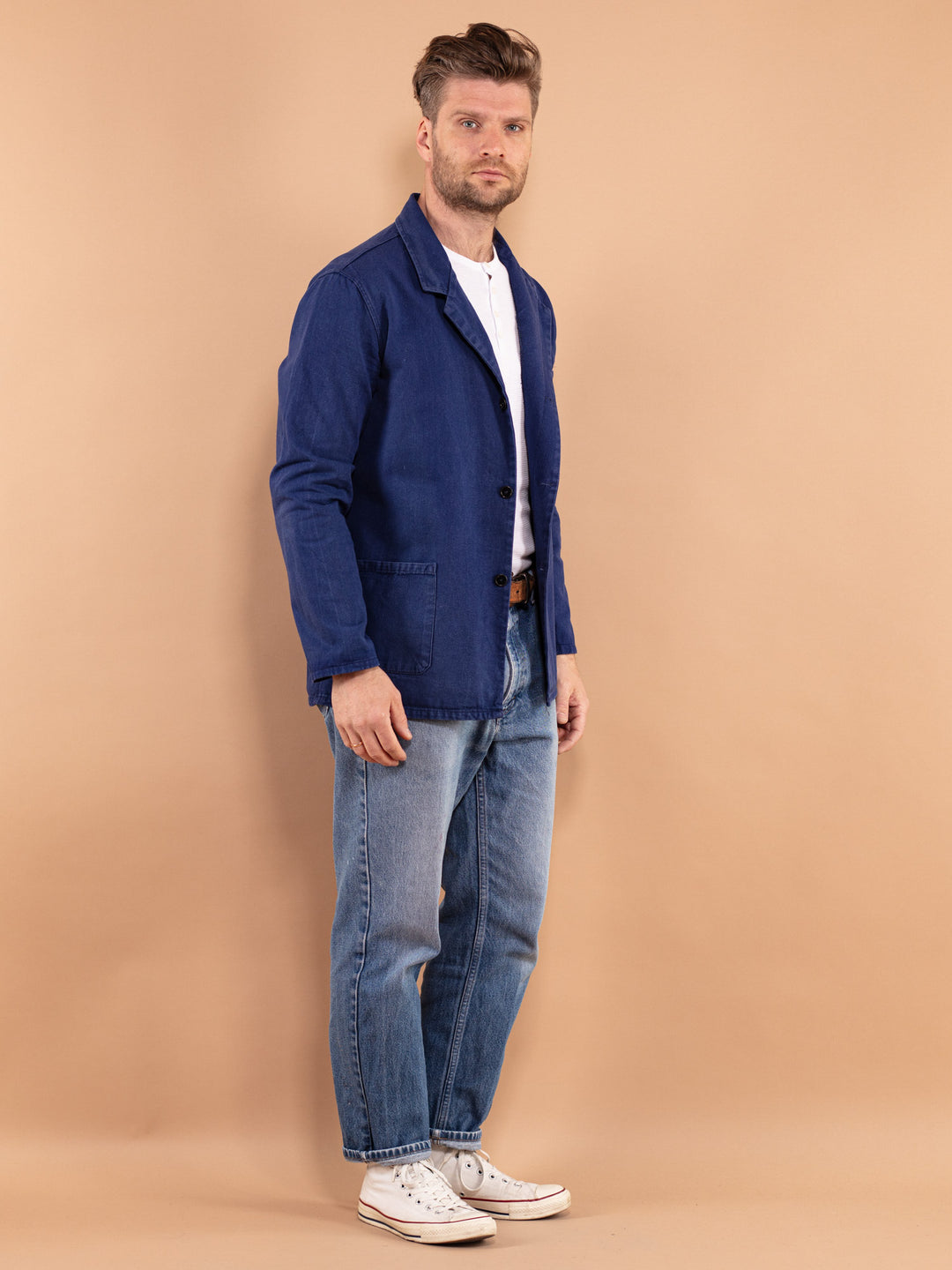 Vintage 60's Men French Work Jacket - NorthernGrip