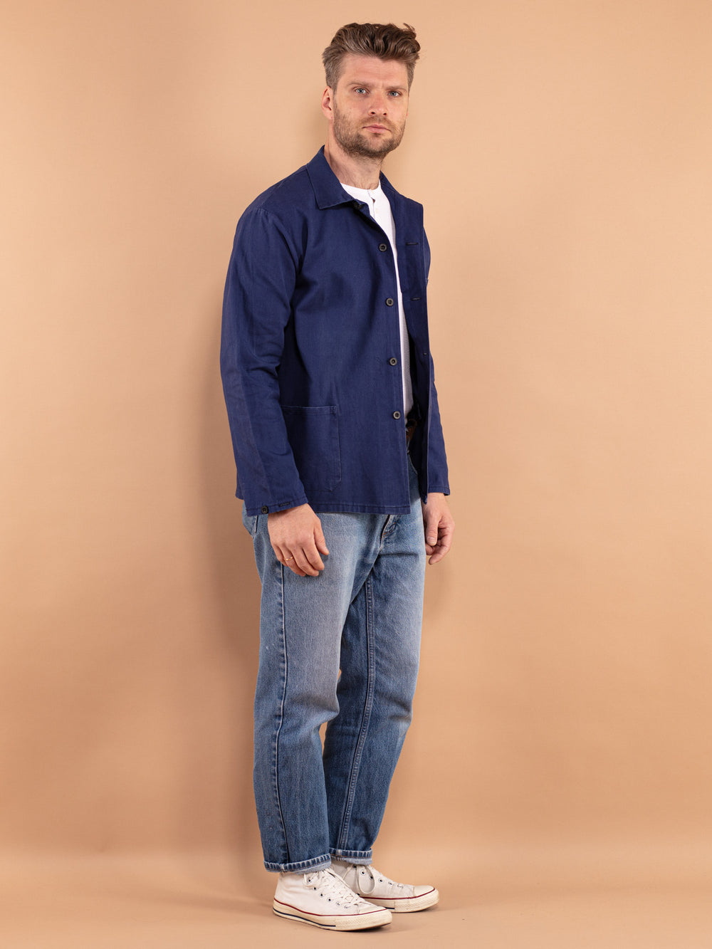 Vintage 70's Men French Work Jacket - NorthernGrip