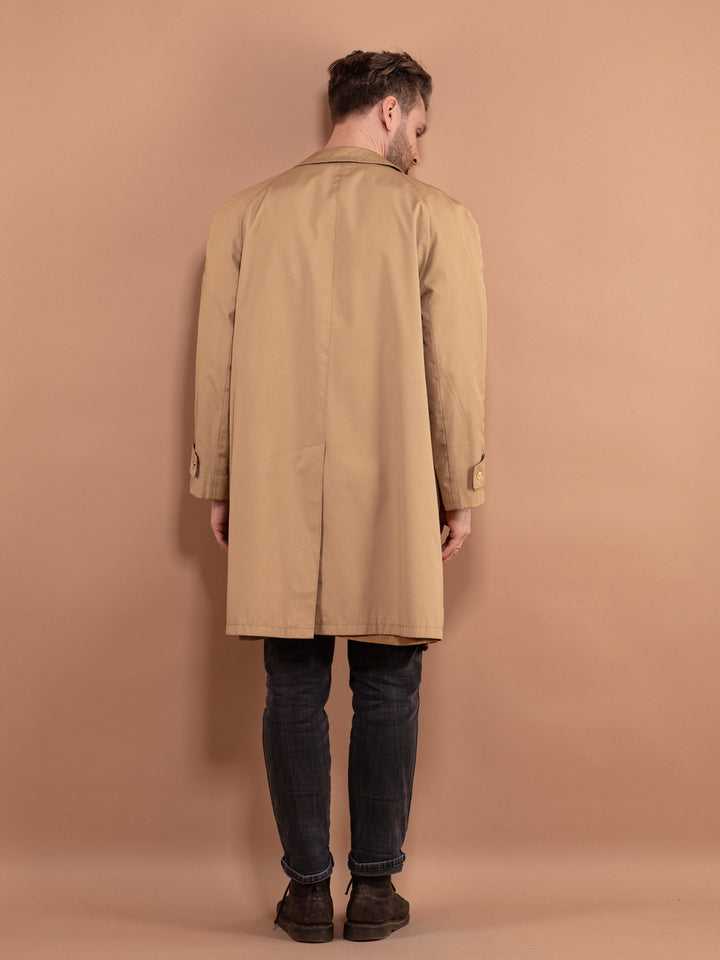 Vintage 70's Men Mac Coat in Beige - NorthernGrip