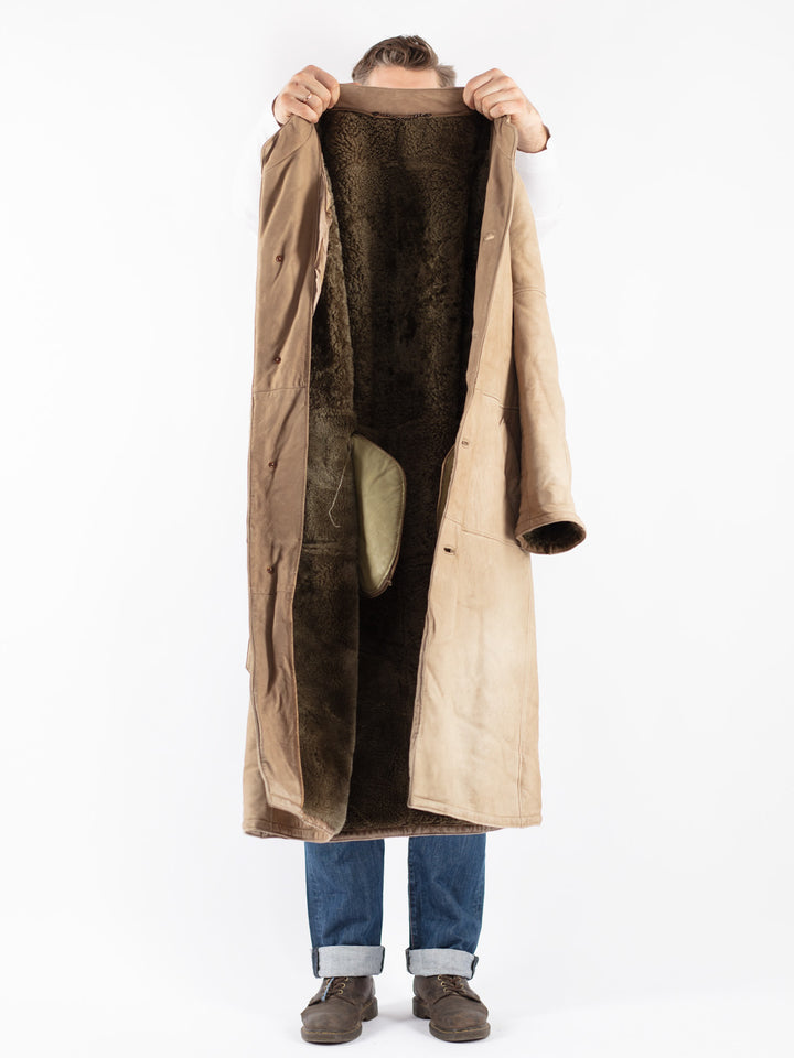Vintage 70's Men Sheepskin Coat in