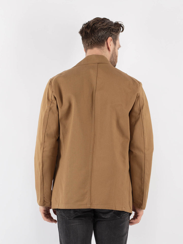 Vintage 70's Men Work Jacket in Beige