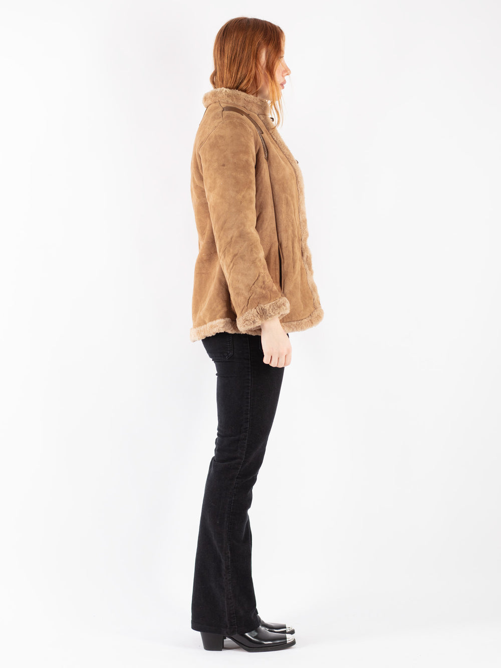 Vintage 70's Women Jacket in Beige