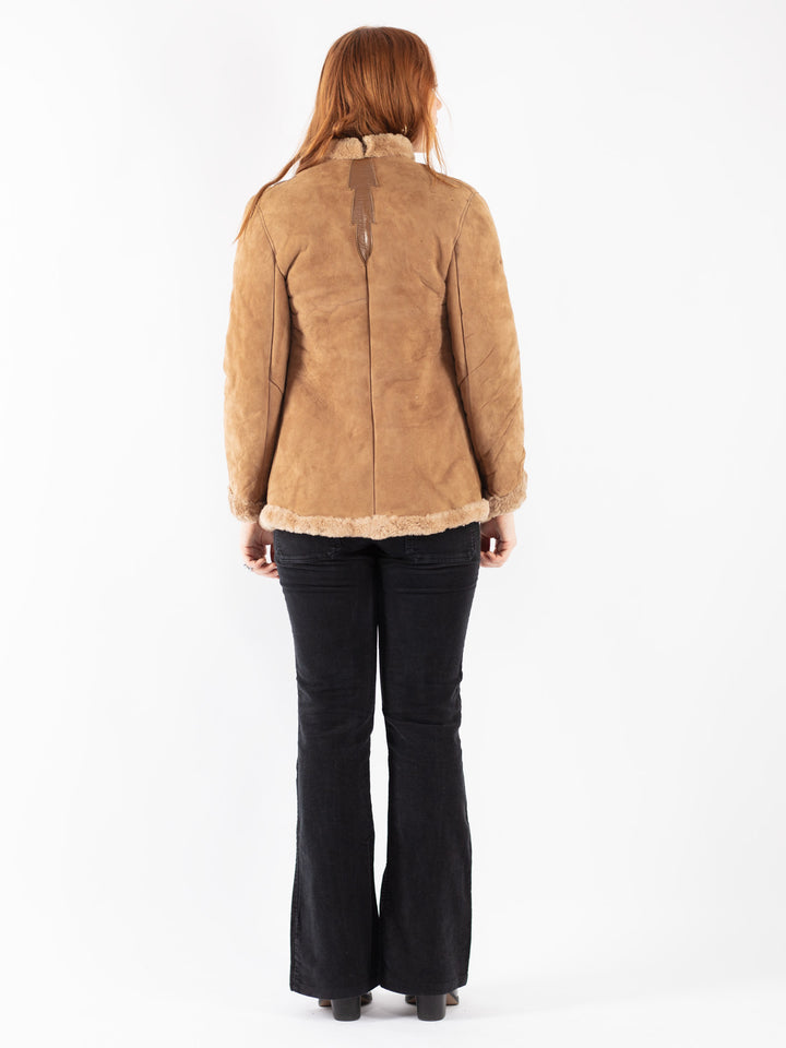 Vintage 70's Women Jacket in Beige