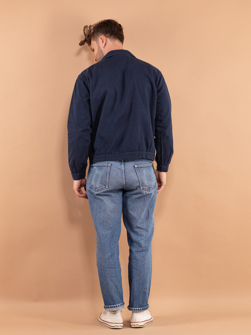 Vintage 80's Cropped Italian Work jacket - NorthernGrip