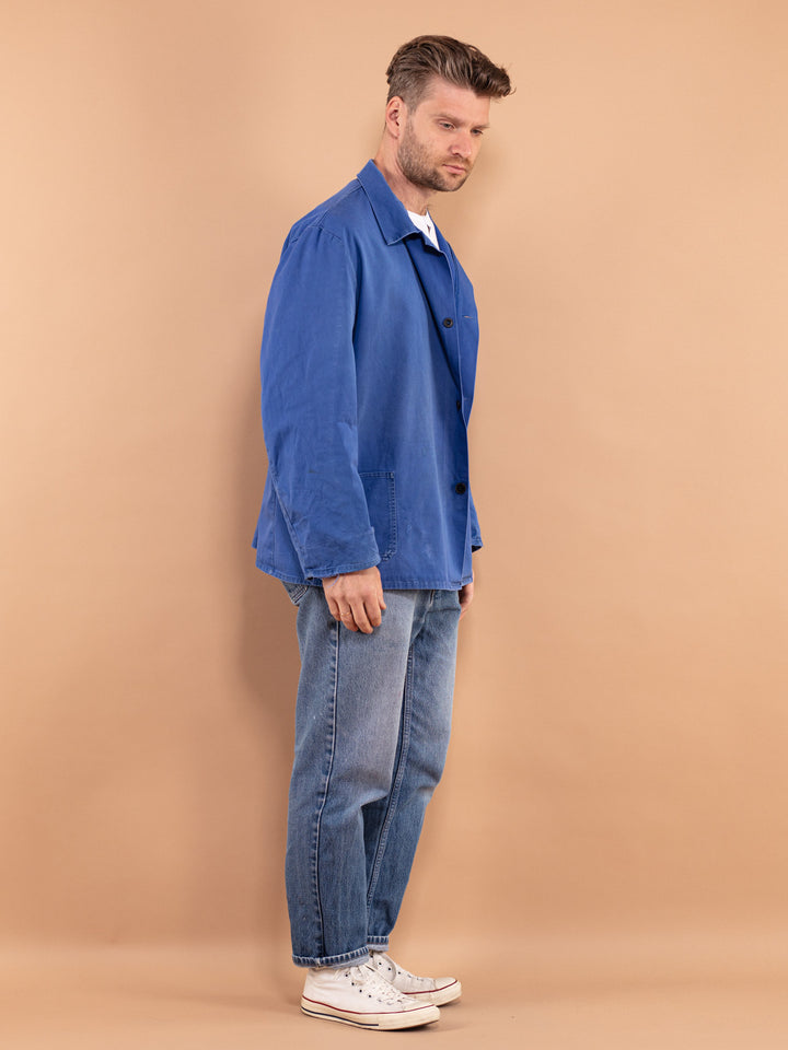 Vintage 80's  Distressed Italian Work Jacket - NorthernGrip