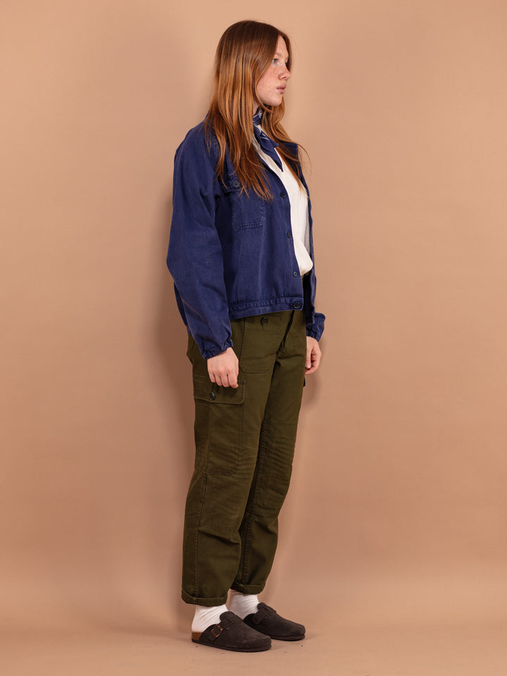 Vintage 80's Women Cropped Work Jacket - NorthernGrip