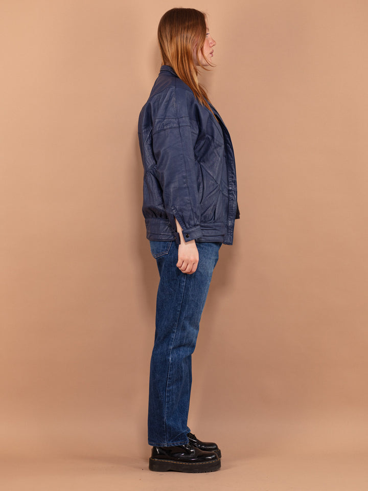 Vintage 80's Women Leather Jacket - NorthernGrip