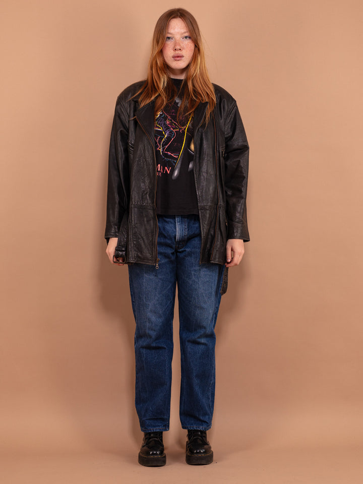 Vintage 80's Women Leather Jacket - NorthernGrip