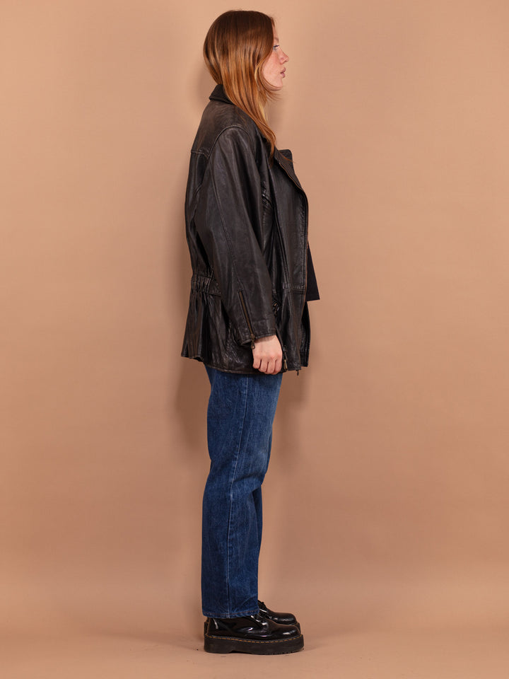 Vintage 80's Women Leather Jacket - NorthernGrip