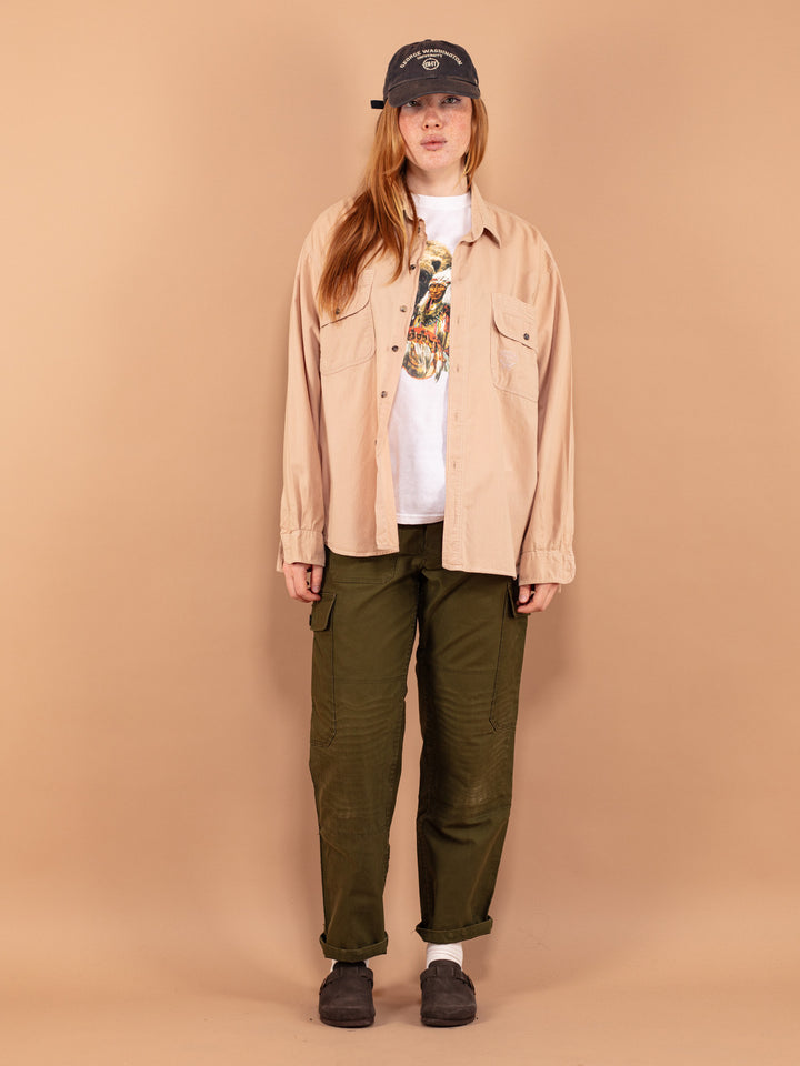 Vintage 80's Women Long Sleeve Shirt - NorthernGrip