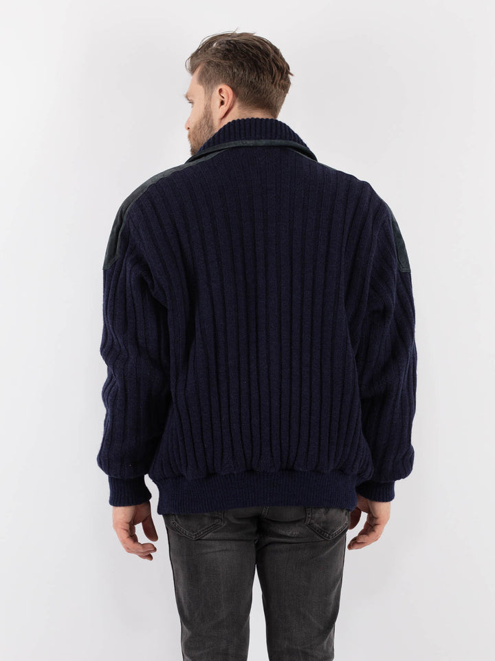 Vintage 90's Men Cardigan in BlueZ963