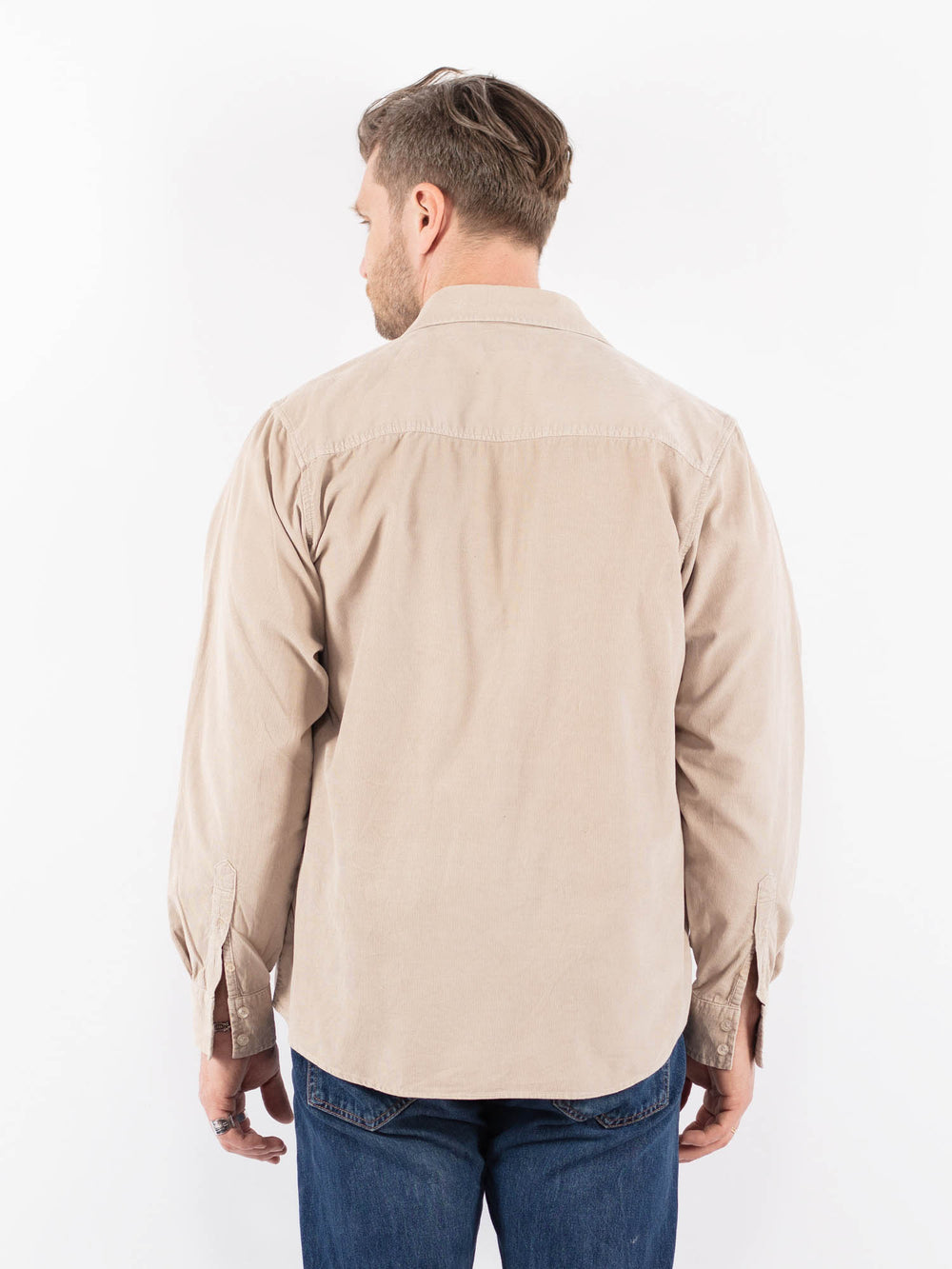 Vintage 90's Men Corduroy in BeigeZ1477