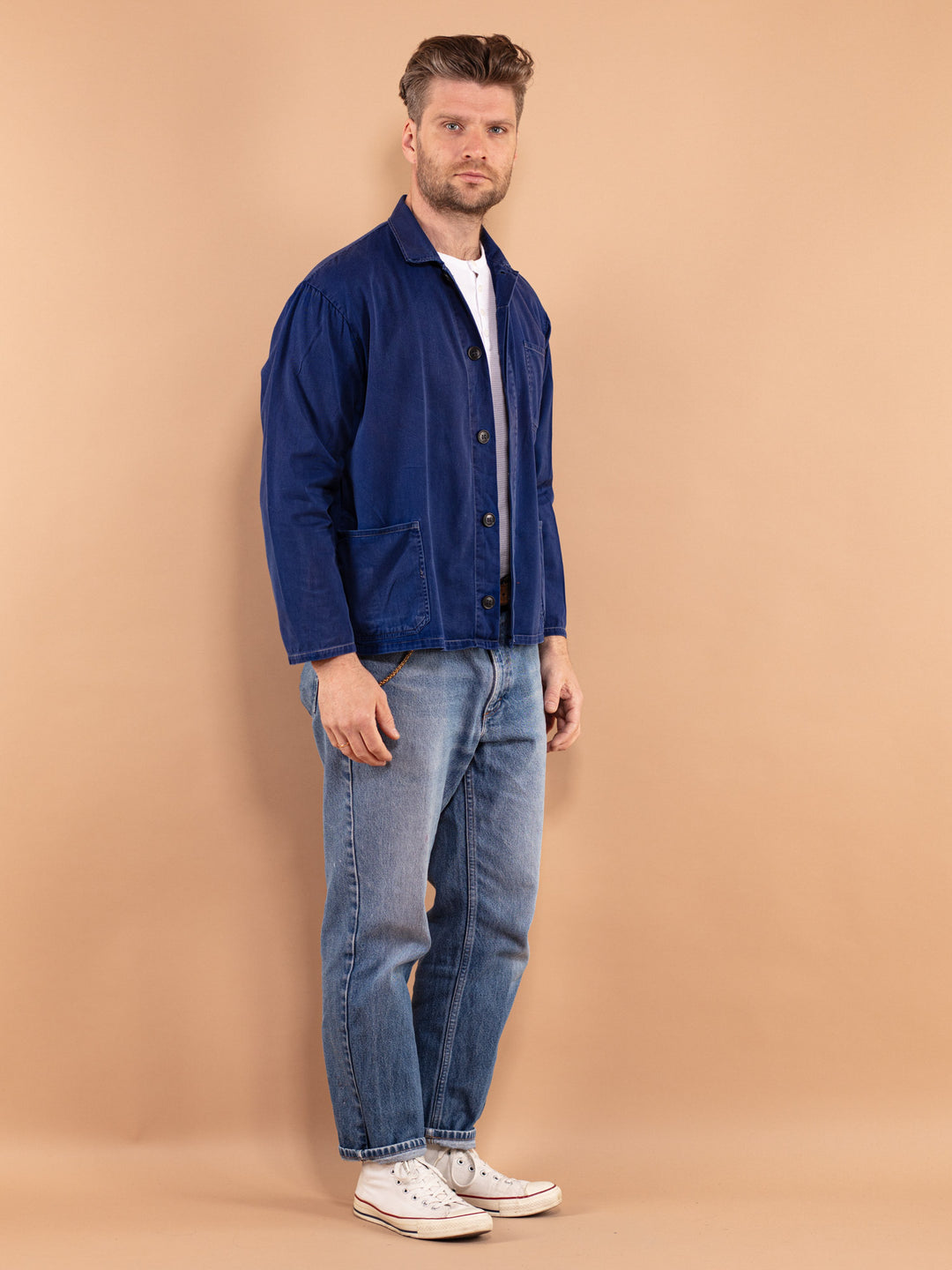 Vintage 90's Men Cropped Work Jacket - NorthernGrip