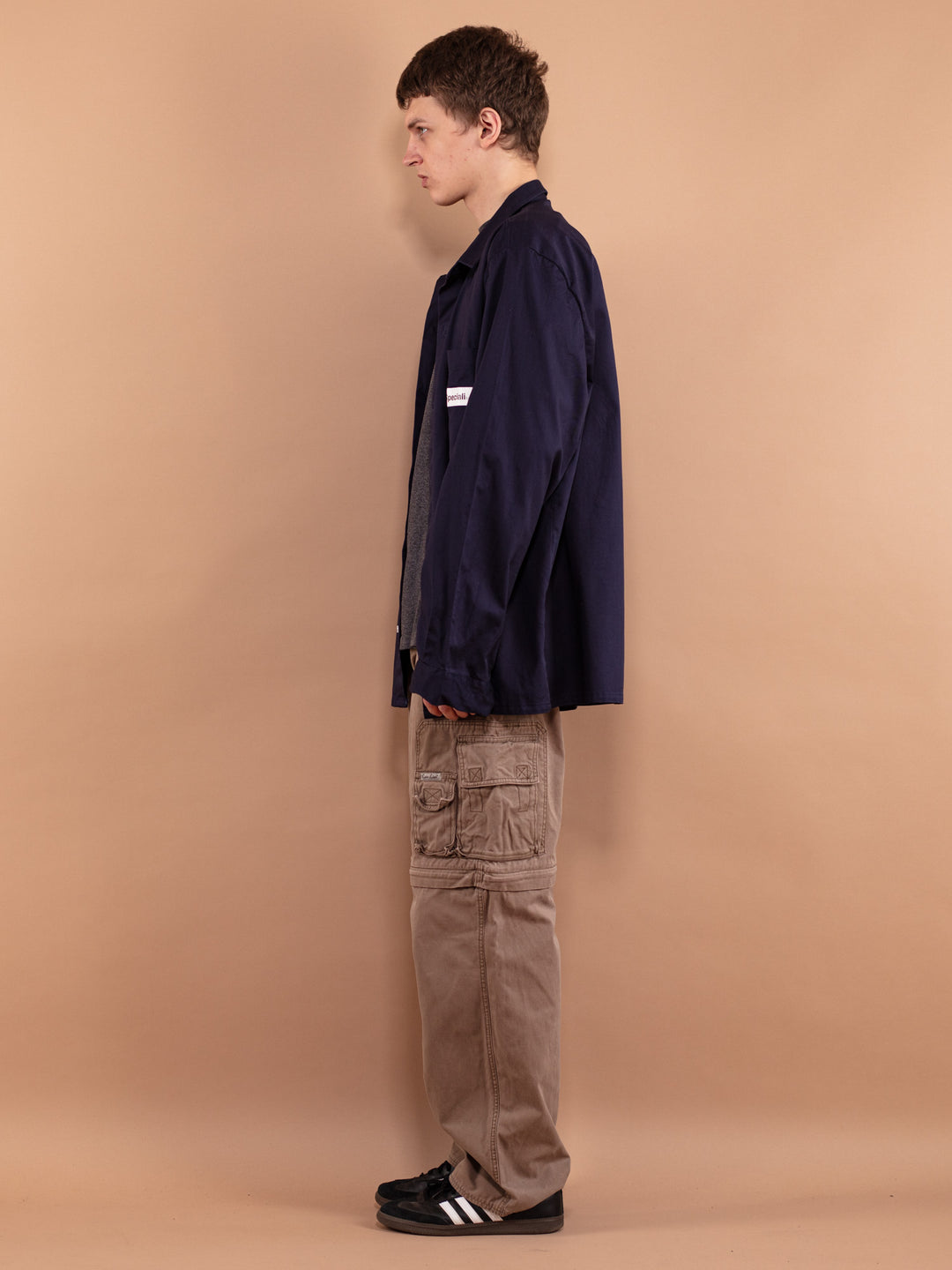 Vintage 90's Men Italian Work Shirt - NorthernGrip